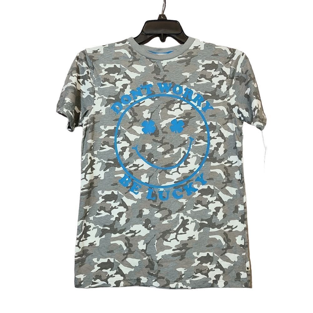 Boys LUCKY Brand Camo Be Lucky Tee‎